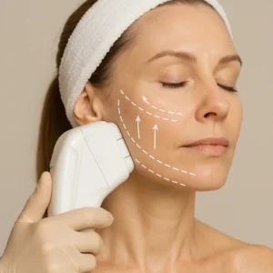 Woman having HI-FU to reduce wrinkles call LA LIPO Dagenham Now!