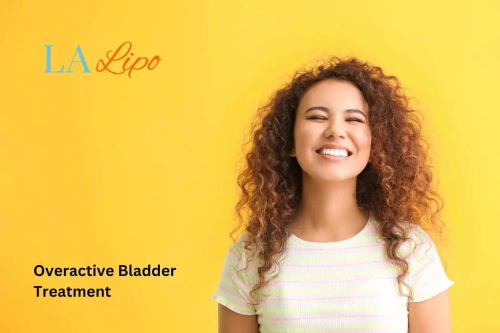 woman smiling about overactive bladder treatment Dagenham solutions