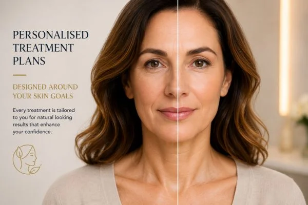 Before and after results of Collagen Lift Therapy Dagenham